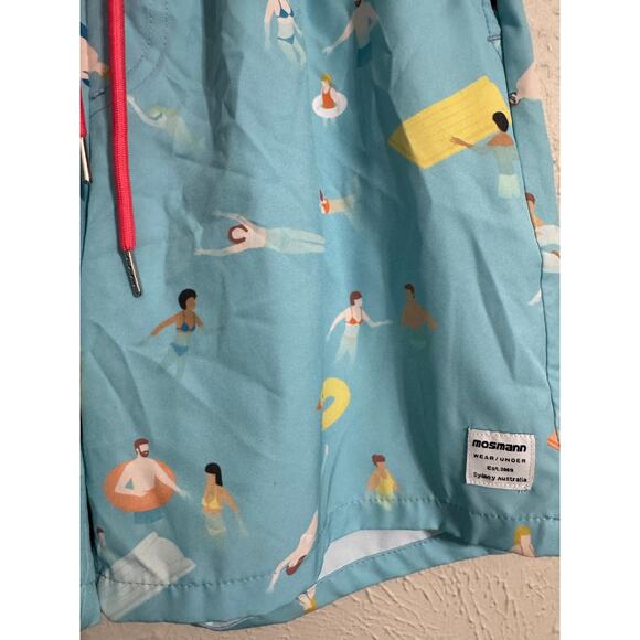 Mosmann Australia Cabana Boy Swim Trunks Medium - Picture 8 of 9